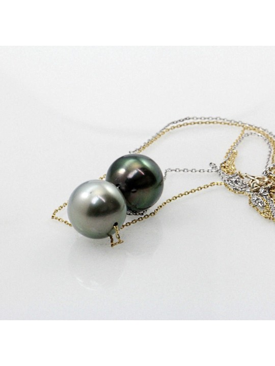 Collier Mia 2 perles de tahiti Moea Perles - 4