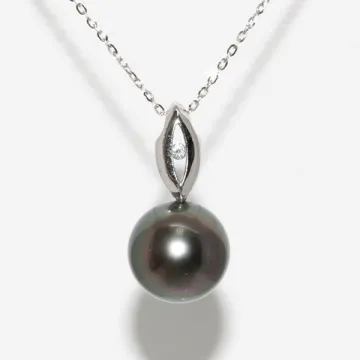 Pendentif en or Vahiti perle de Tahiti Moea Perles - 1