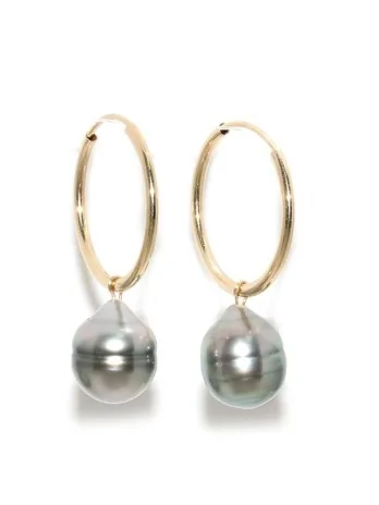 Boucles d'oreilles créoles Ninaea Moea Perles - 2