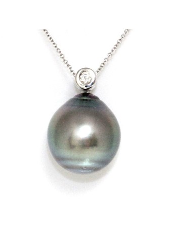 Pendentif en or Tuahine perle de Tahiti Moea Perles - 1