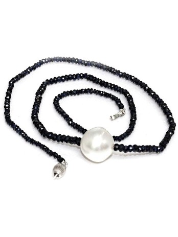 Collier perle australie et saphir Moea Perles - 1