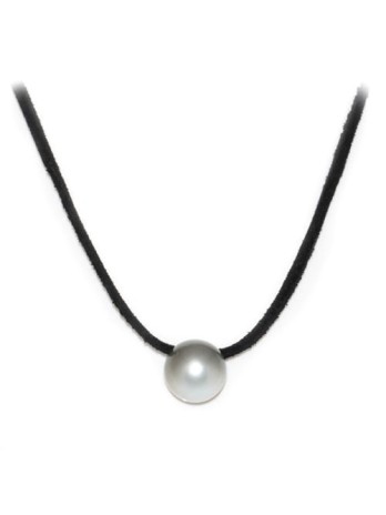 Collier cuir noir 13mm Moea Perles - 2