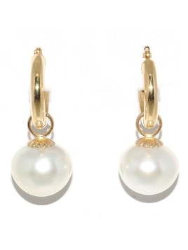 Boucles d'oreilles créoles Faanui Moea Perles - 1