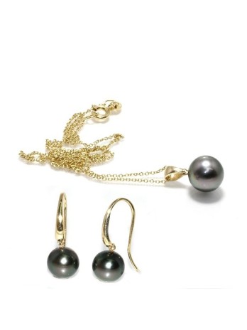 Parure or Fanu perles de tahiti Moea Perles - 1