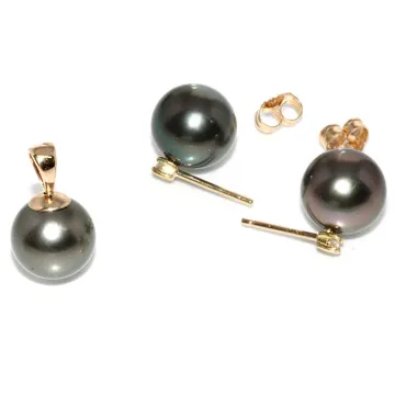 Parure or Hinarau perles de tahiti Moea Perles - 1