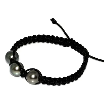 Bracelet Honura shamballa 3 perles Moea Perles - 2