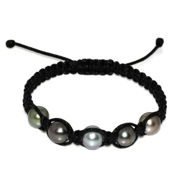 Bracelet Inapo shamballa 5 perles Moea Perles - 1