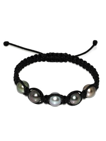 Bracelet Inapo shamballa 5 perles Moea Perles - 1