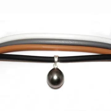 Collier en néoprène Moea Perles - 1