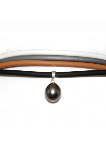 Collier en néoprène Moea Perles - 1