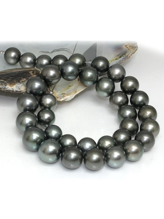 Collier de perle de tahiti taille 11-14mm AAA couleur au choix