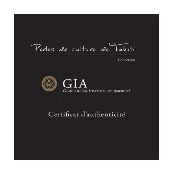 Collier cuir marron 3 perles Moea Perles - 2