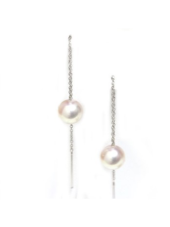 Boucles d'oreilles Avea perles Akoya AAA Moea Perles - 1