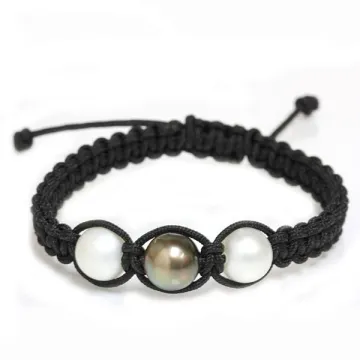 Bracelet Honu shamballa 3 perles Moea Perles - 1