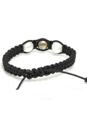 Bracelet Honu shamballa 3 perles Moea Perles - 2
