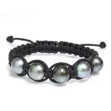 Bracelet Ina shamballa 5 perles Moea Perles - 1