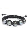 Bracelet Ina shamballa 5 perles Moea Perles - 1