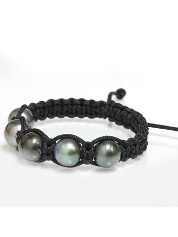 Bracelet Ina shamballa 5 perles Moea Perles - 2