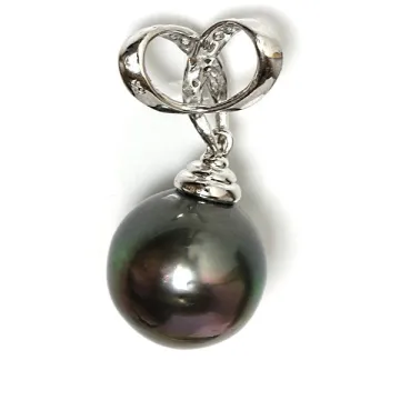 Pendentif or Vaiena 13mm Moea Perles - 2