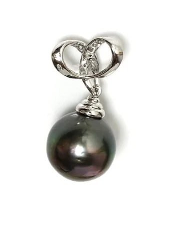 Pendentif or Vaiena 13mm Moea Perles - 2