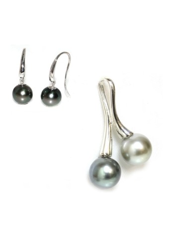 Parure Toi et Moi et BO pendantes Moea Perles - 1