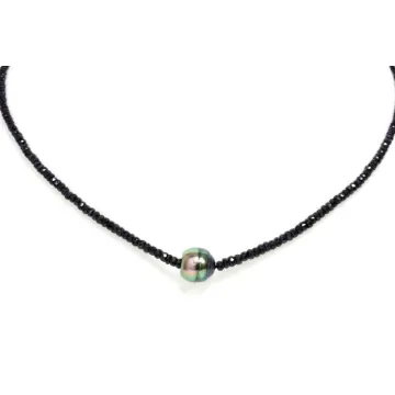 Collier perle tahiti et saphir Moea Perles - 2