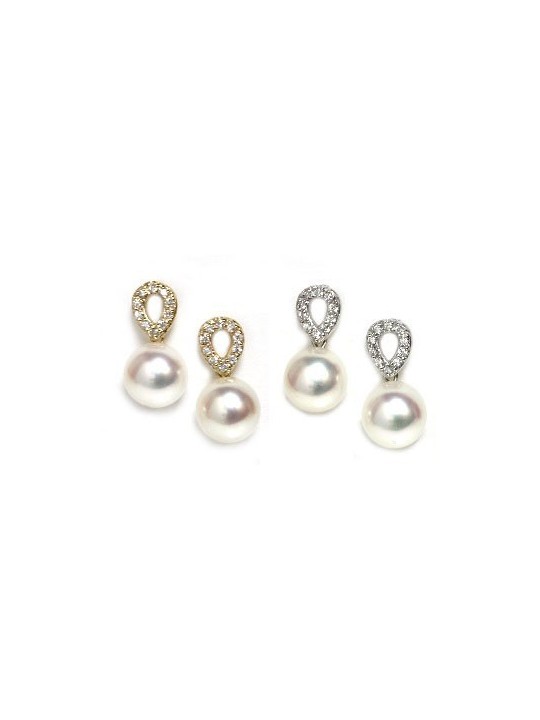 Boucles d'oreilles Revea perle Akoya Moea Perles - 1