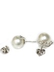 Boucles d'oreilles Hiapu or 18 carats perle d'australie 9-10mm AAA