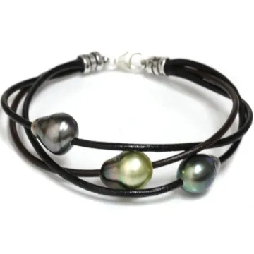 Bracelet 3 perles Ina Moea Perles - 1