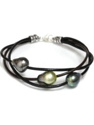 Bracelet 3 perles Ina Moea Perles - 1