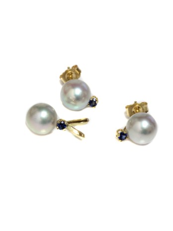 Parure or Mana perles Akoya Moea Perles - 2