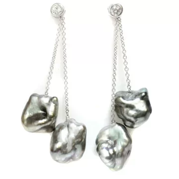 Boucles d'oreilles Keshi Mylla Moea Perles - 1