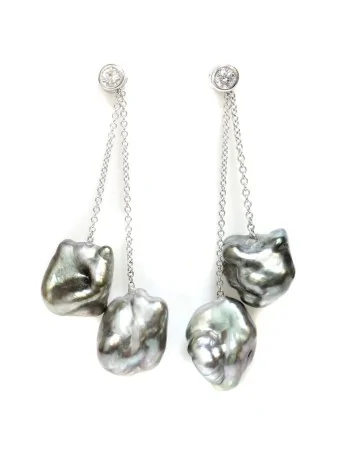 Boucles d'oreilles Keshi Mylla Moea Perles - 1