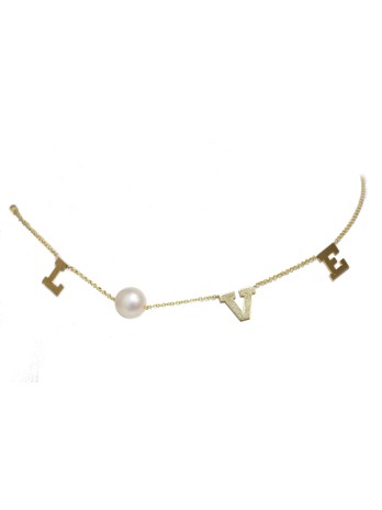 Collier or Moo Love Akoya Moea Perles - 2