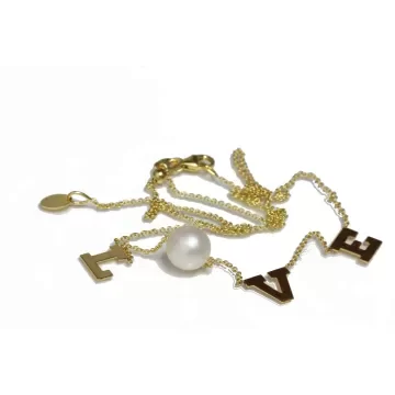 Collier or Moo Love Akoya Moea Perles - 1