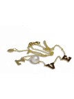 Collier or blanc, jaune ou rose 14 carats Moo Love Akoya 9-10mm ronde AAA