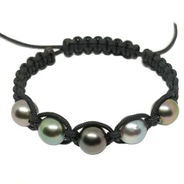 Bracelet Inapo shamballa 5 perles Moea Perles - 2