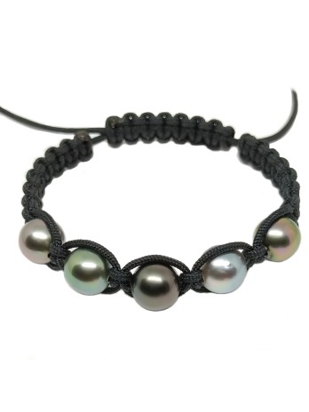 Bracelet Inapo shamballa 5 perles Moea Perles - 2