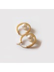 Boucles d'oreilles Akoya Ho perles Akoya blanches 6-9mm rondes AAA