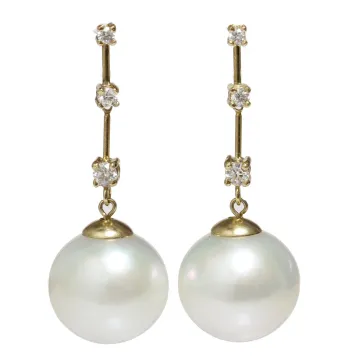 Boucles d'oreilles Fenu perles d'Australie Moea Perles - 1