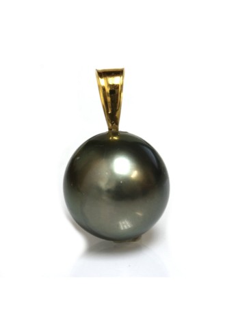 Pendentif en or Tiare perle de Tahiti Moea Perles - 2