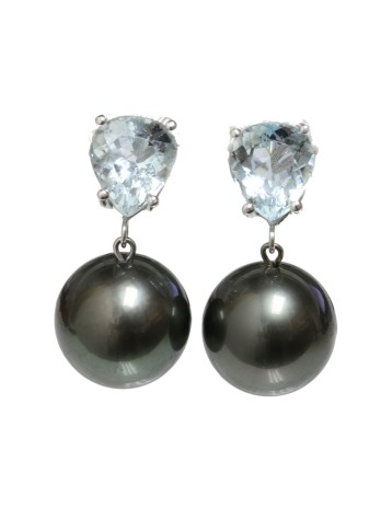 Boucles d'oreilles Rau Moea Perles - 1