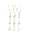 Collier Nui 3 perles japonaises Akoya -1