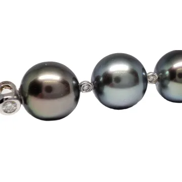 Photos Collier Maiu 3 perles de tahiti 12-13mm -2