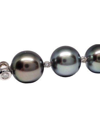 Photos Collier Maiu 3 perles de tahiti 12-13mm -2