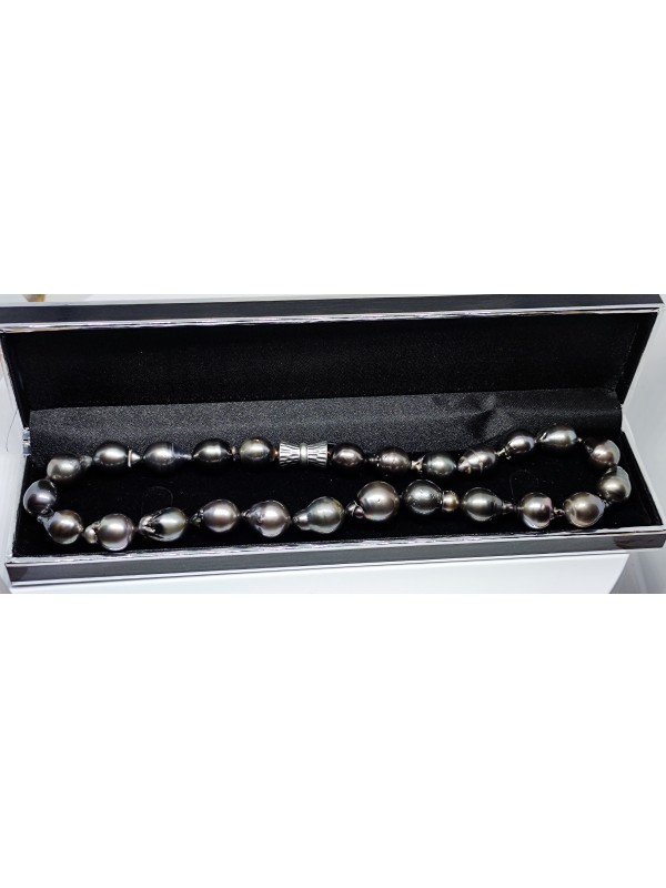 Collier Mili Moa perle de tahiti baroque 8-12mm AA