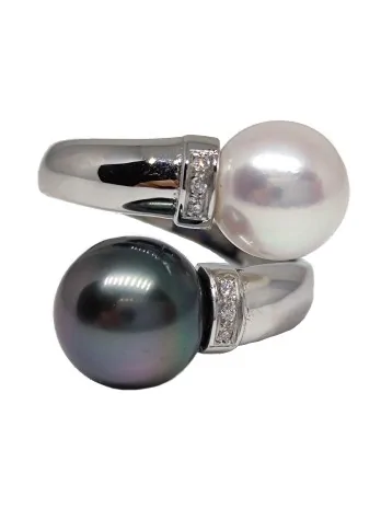 Bague duo Amor Moea Perles - 1