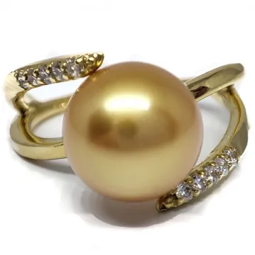 Bague Mah perle australie Moea Perles - 8