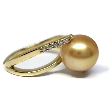 Bague Mah perle australie Moea Perles - 9