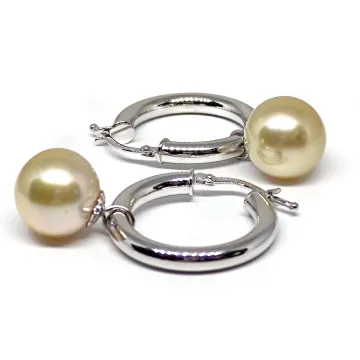 Boucles d'oreilles créoles Faana Moea Perles - 7